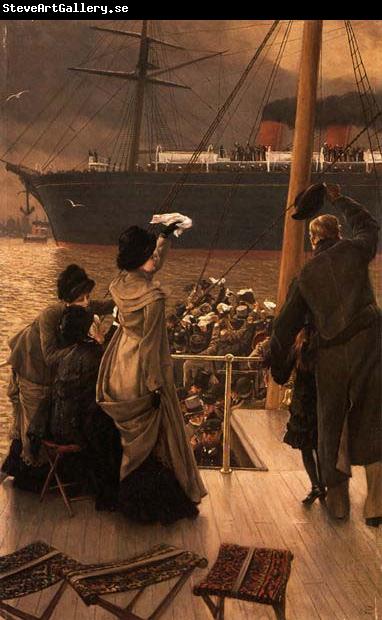 James Tissot Goodbye, on the Mersey,